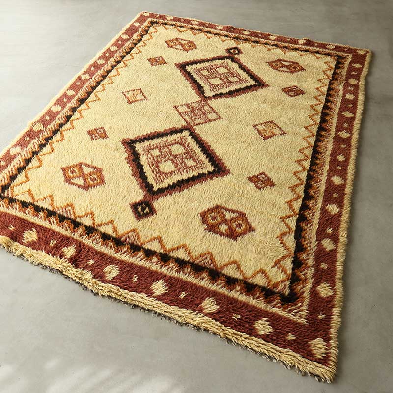 ☆ unza☆ ヴィンテージラグ トライバルラグ モロッコ ☆ unza