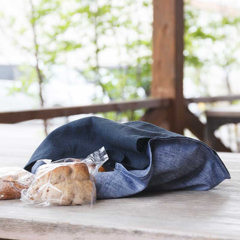 リネンエコバッグ S / バイカラー[2色両面] | ボー・デコール