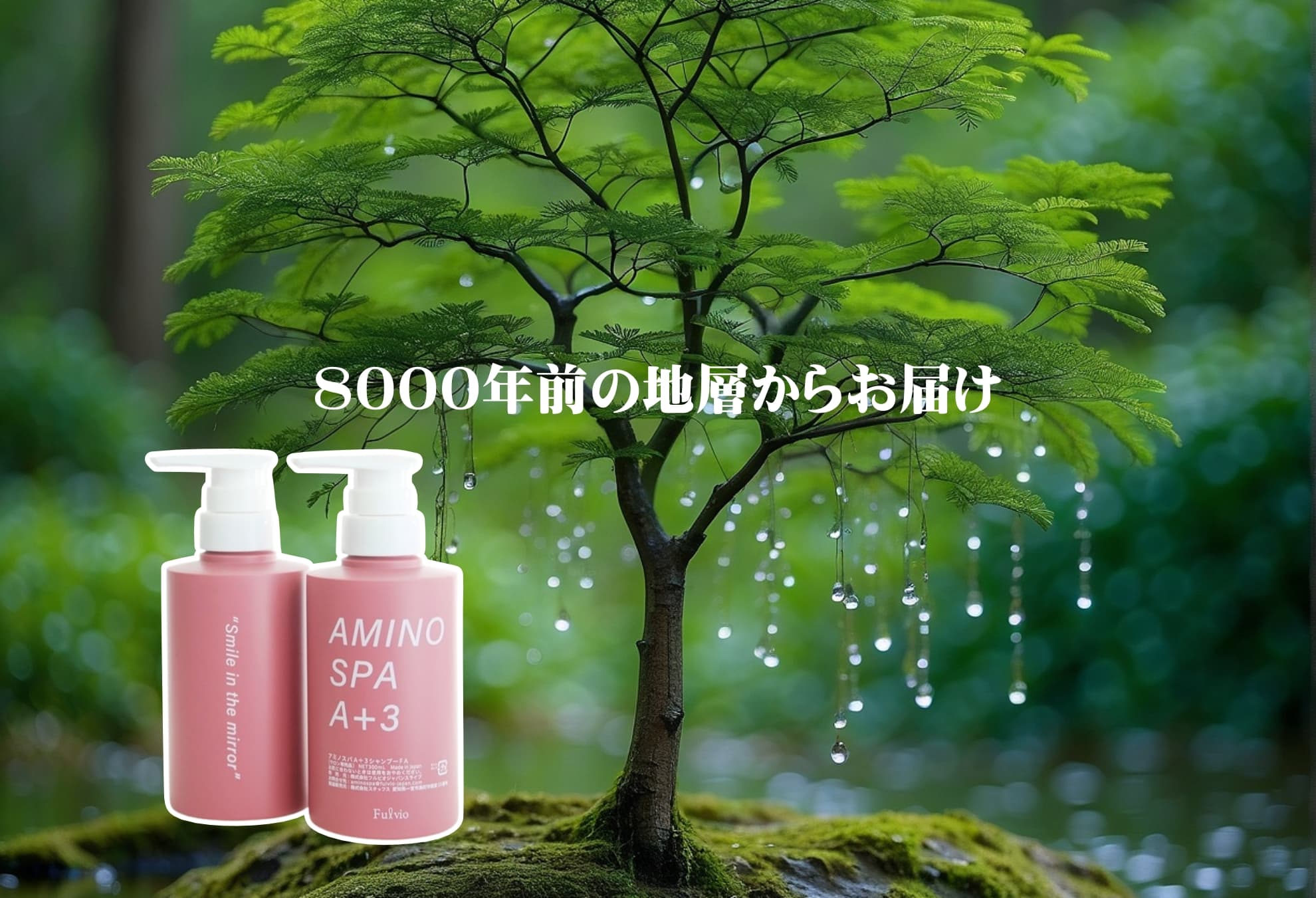 8000年前の地層からお届け・ アミノスパA+3シャンプー | 地域№1で繁盛