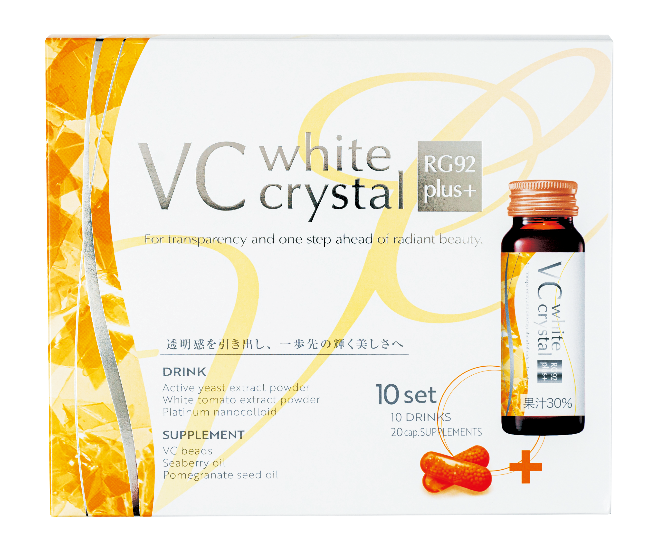 VC white crystal（ホワイトクリスタル）：10本入り - Tenshi Online Shop