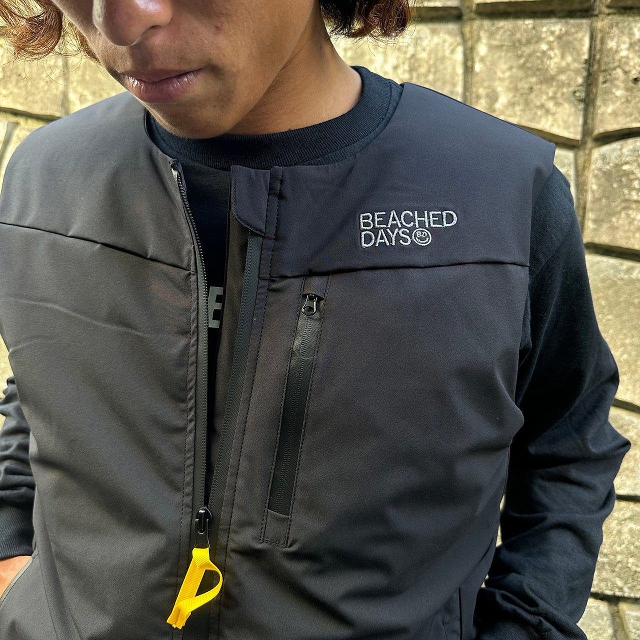 BDライトベスト ビーチドデイズ 公式 BEACHED DAYS メンズ 中綿ベスト
