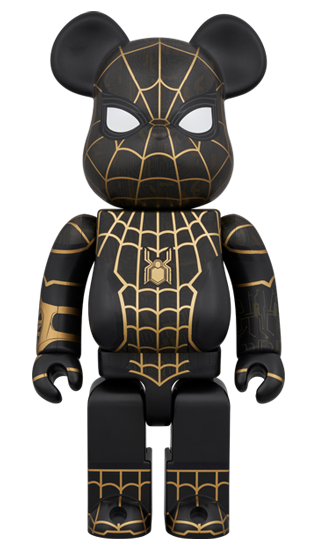 BE@RBRICK SPIDER-MAN BLACK 100％ 400%