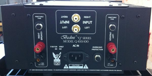 Bedini Audio - Q-Series 100/100 Watt Amplifier