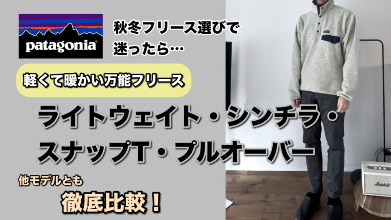 パタゴニア「ライトウェイト シンチラ スナップT プルオーバー」を