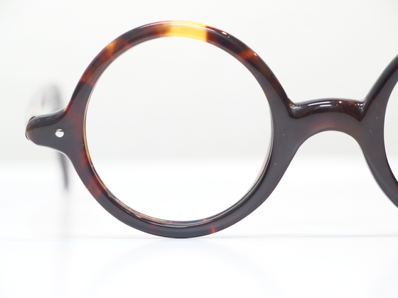 レトロ真丸 茨布甲丸べっ甲メガネフレーム 長野県松本市より買取り