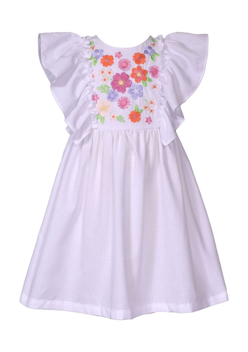 Bonnie Jean Girls 4-6x Flutter Sleeve Sundress | Belk