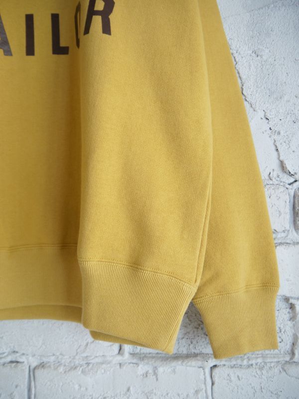 R&D.M.Co- / OLDMAN'S TAILOR OMT RUBBER PRINT CREW SWEAT オールド