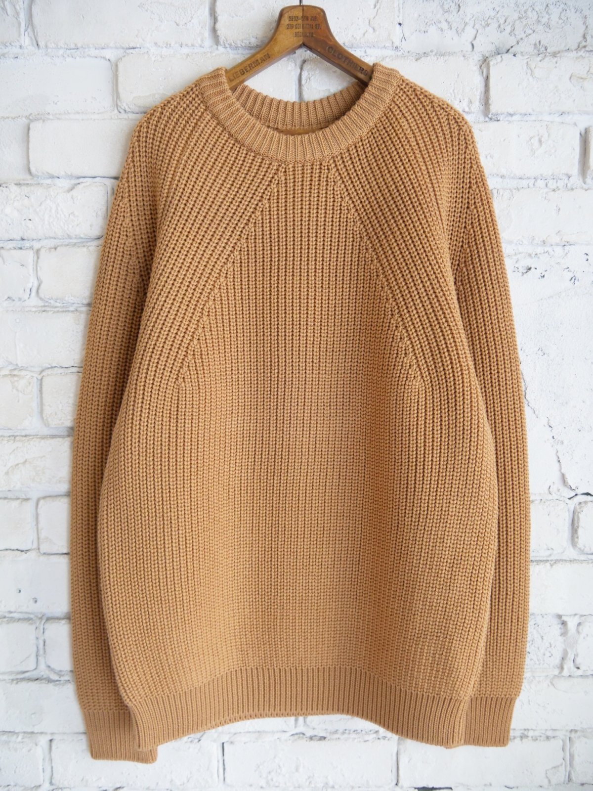 BATONER【MEN'S】SIGNATURE CREW NECK KNIT バトナー シグネチャー