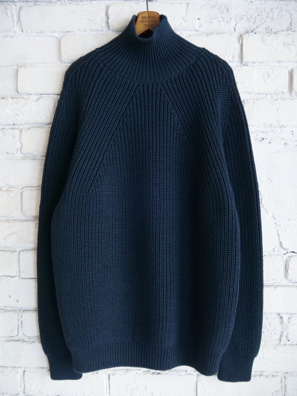 BATONER【MEN'S】SIGNATURE TURTLE NECK KNIT バトナー シグネチャー