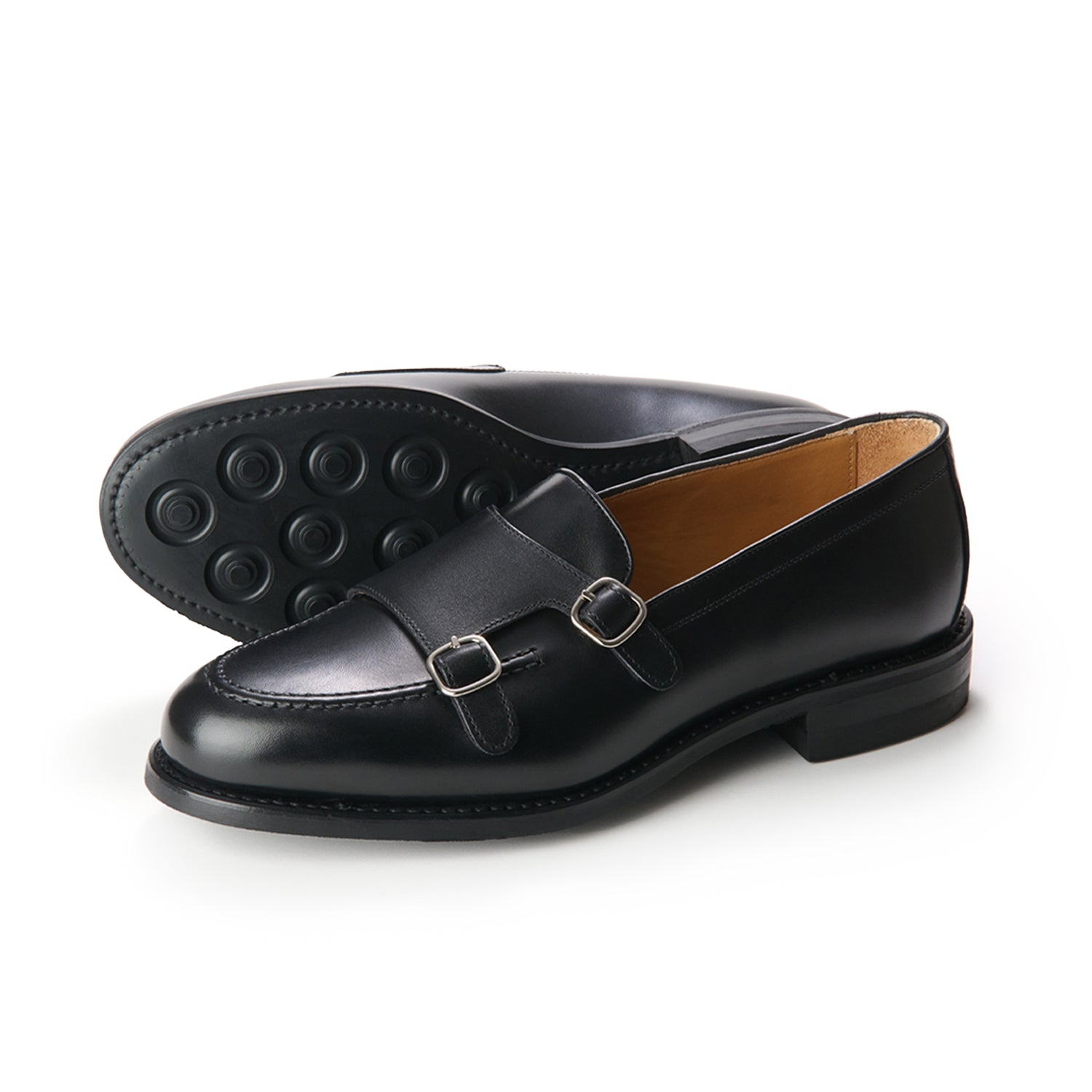 Berwick1707 | ダブルモンクストラップローファー | 4340BCDABK – バー