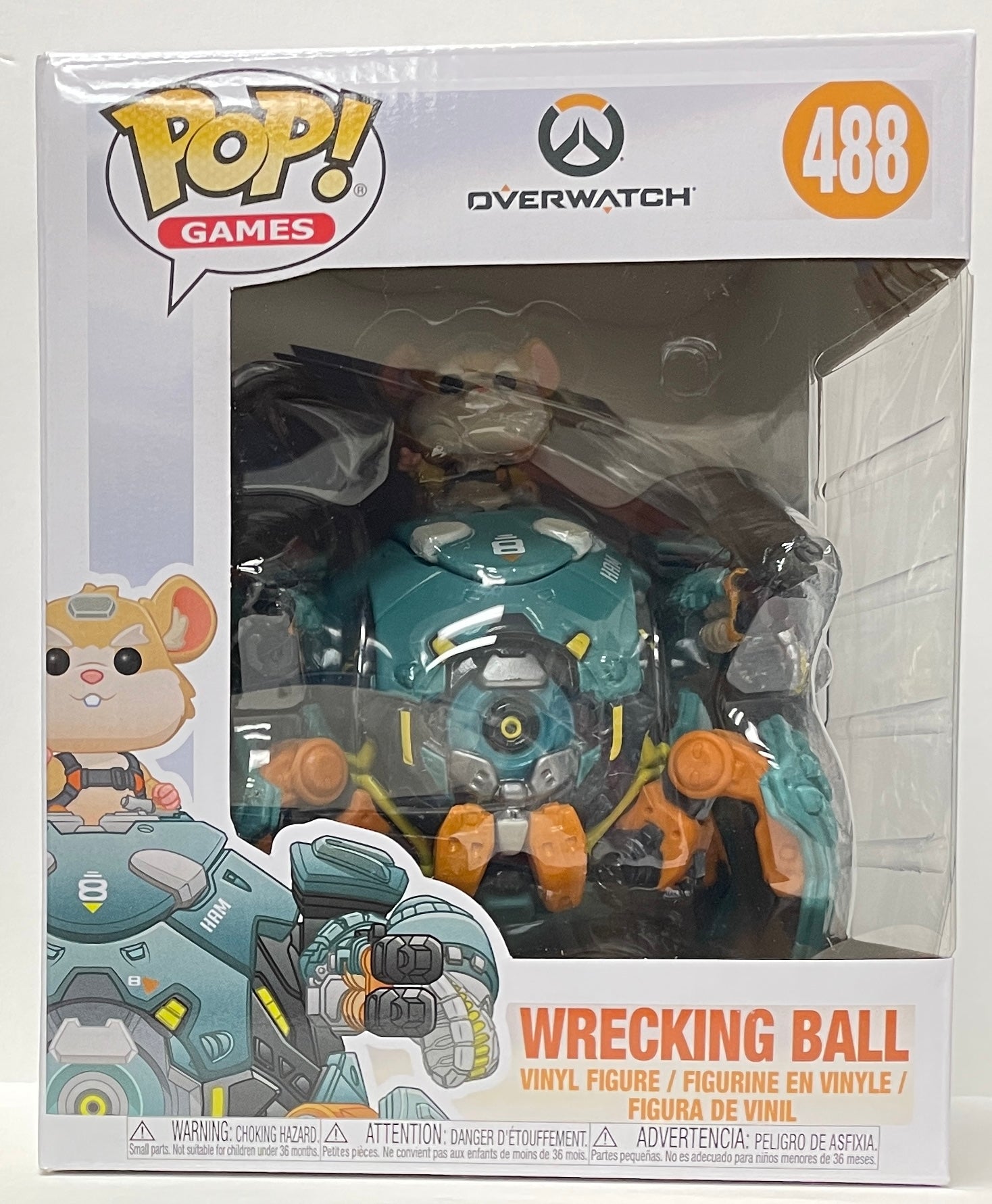 Overwatch Wrecking Ball (Hammond) 6-Inch Funko Pop! Vinyl Figure