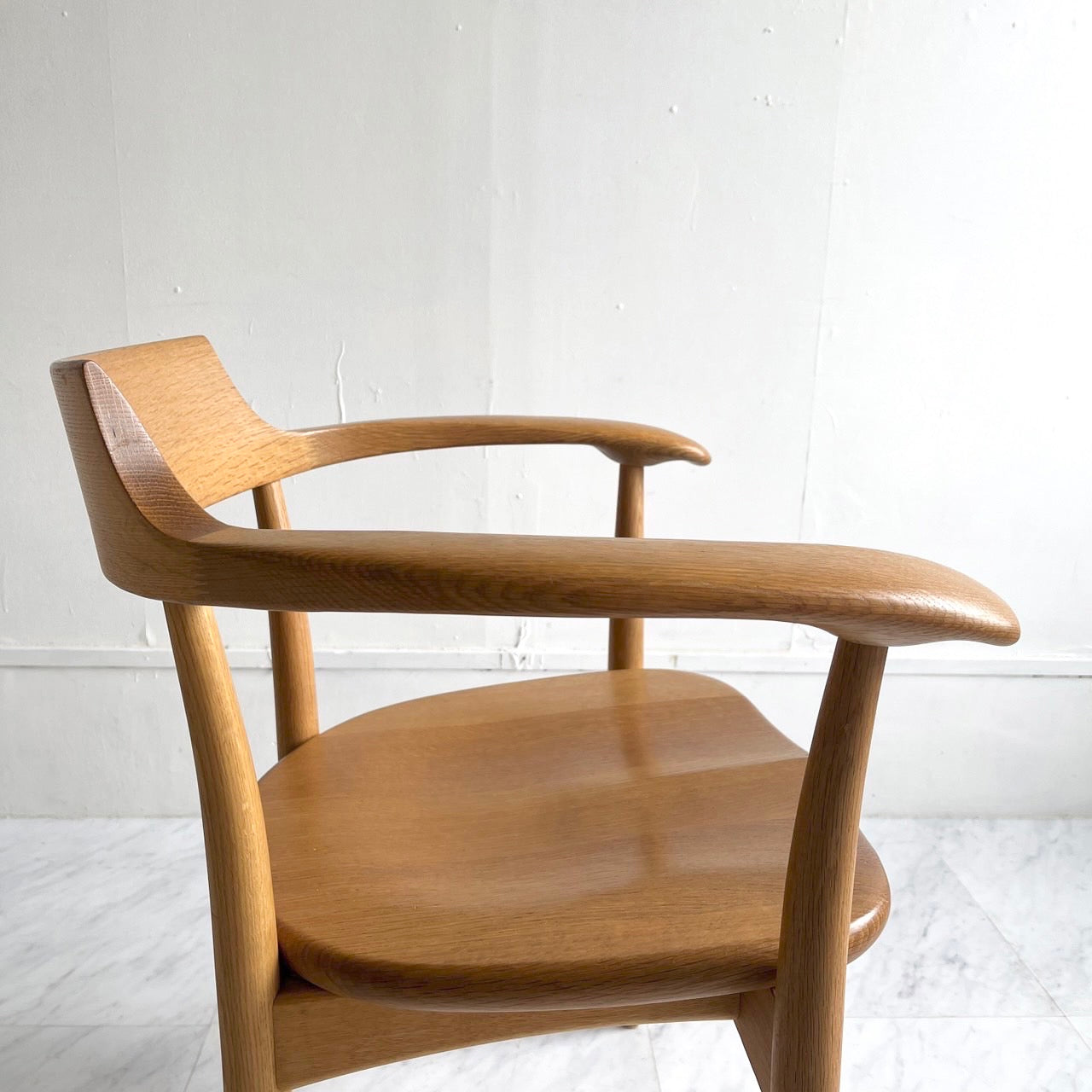 HIDA 飛騨産業 CRESCENT クレセント アームチェア SG261AB 板座 ビーチ