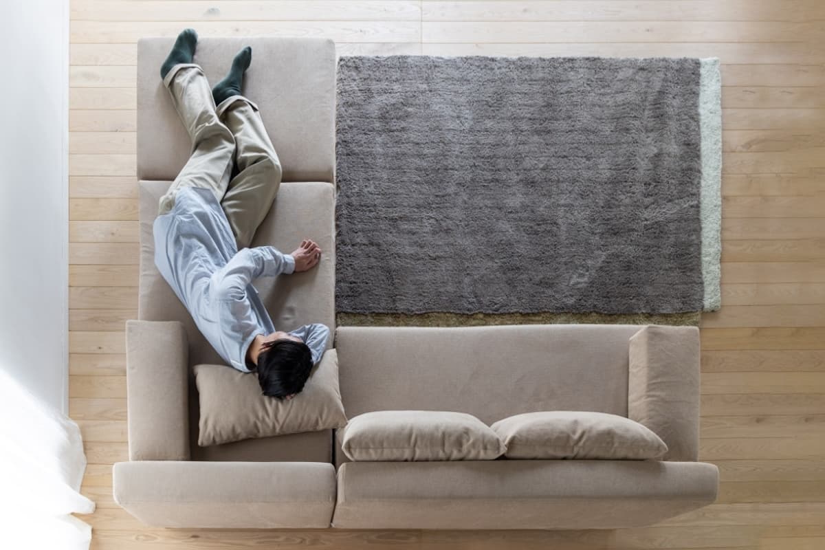 SIEVE】 レクト ユニットソファ オットマン(ベージュ): SIEVE｜SIEVE