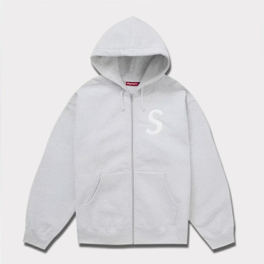 Supreme シュプリーム 2024AW S Logo Zip Up Hooded Sweatshirt Sロゴ