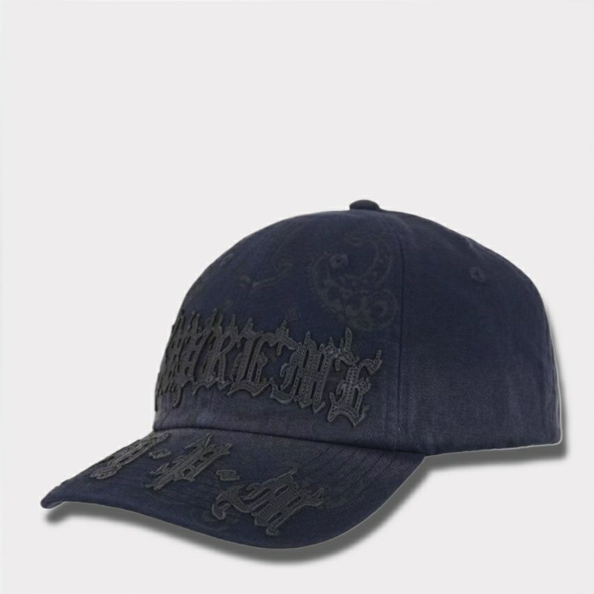 Supreme シュプリーム 2025SS Leather Applique 6-Panel Cap レザー