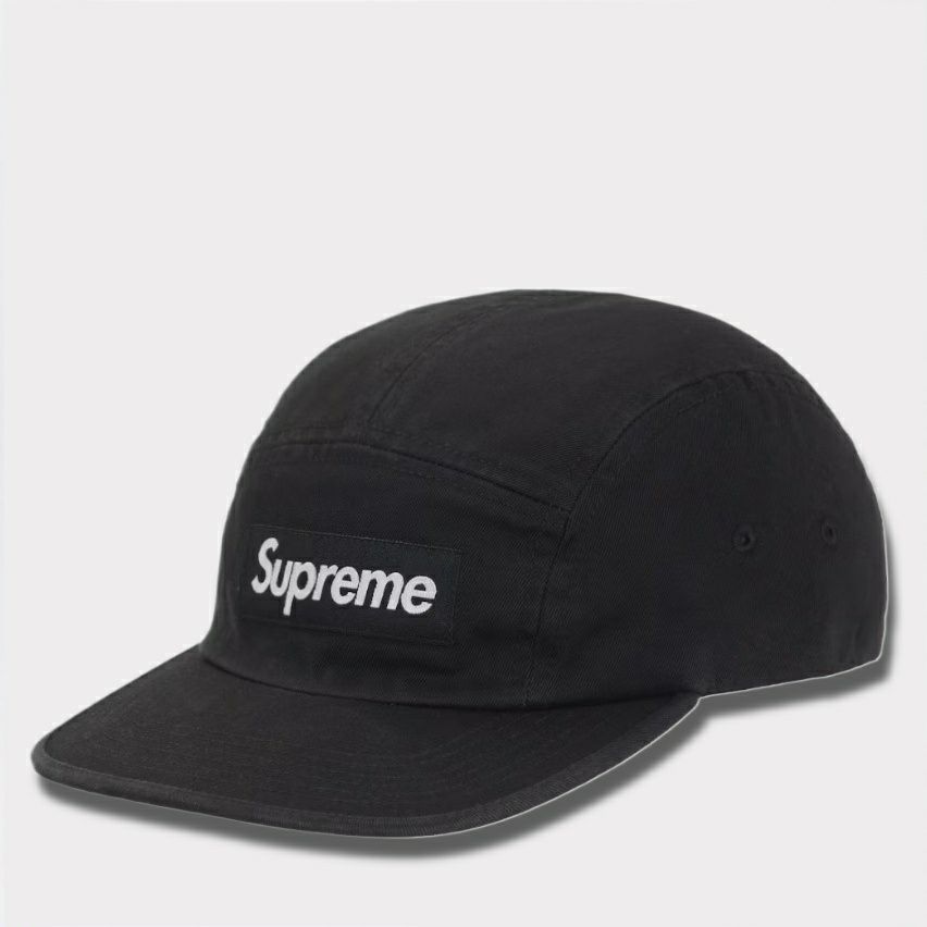 Supreme シュプリーム 2024SS Washed Chino Twill Camp Cap ウォッシュ