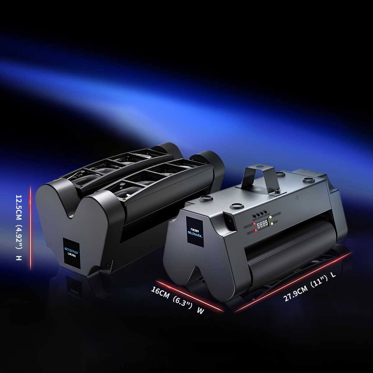 Betopper LM30A 8x3W Mini Spider Moving Head Stage Light