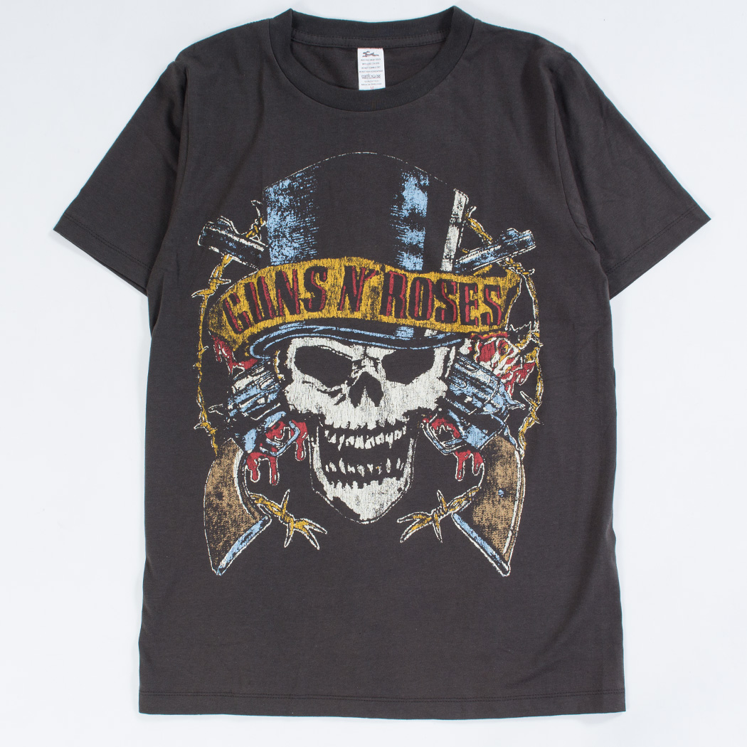 ヴィンテージ風 ロックTシャツ Guns N' Roses ガンズ アンド ローゼズ