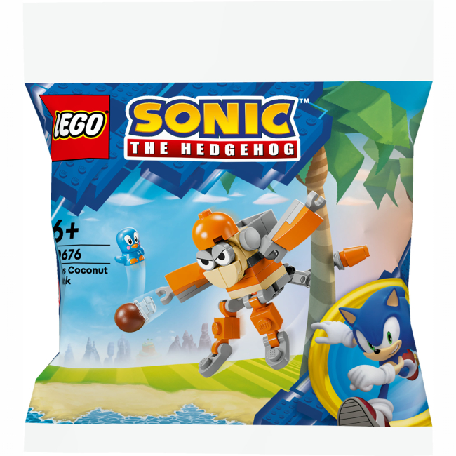 Конструктор LEGO Sonic Кокосовая атака Кики (30676)