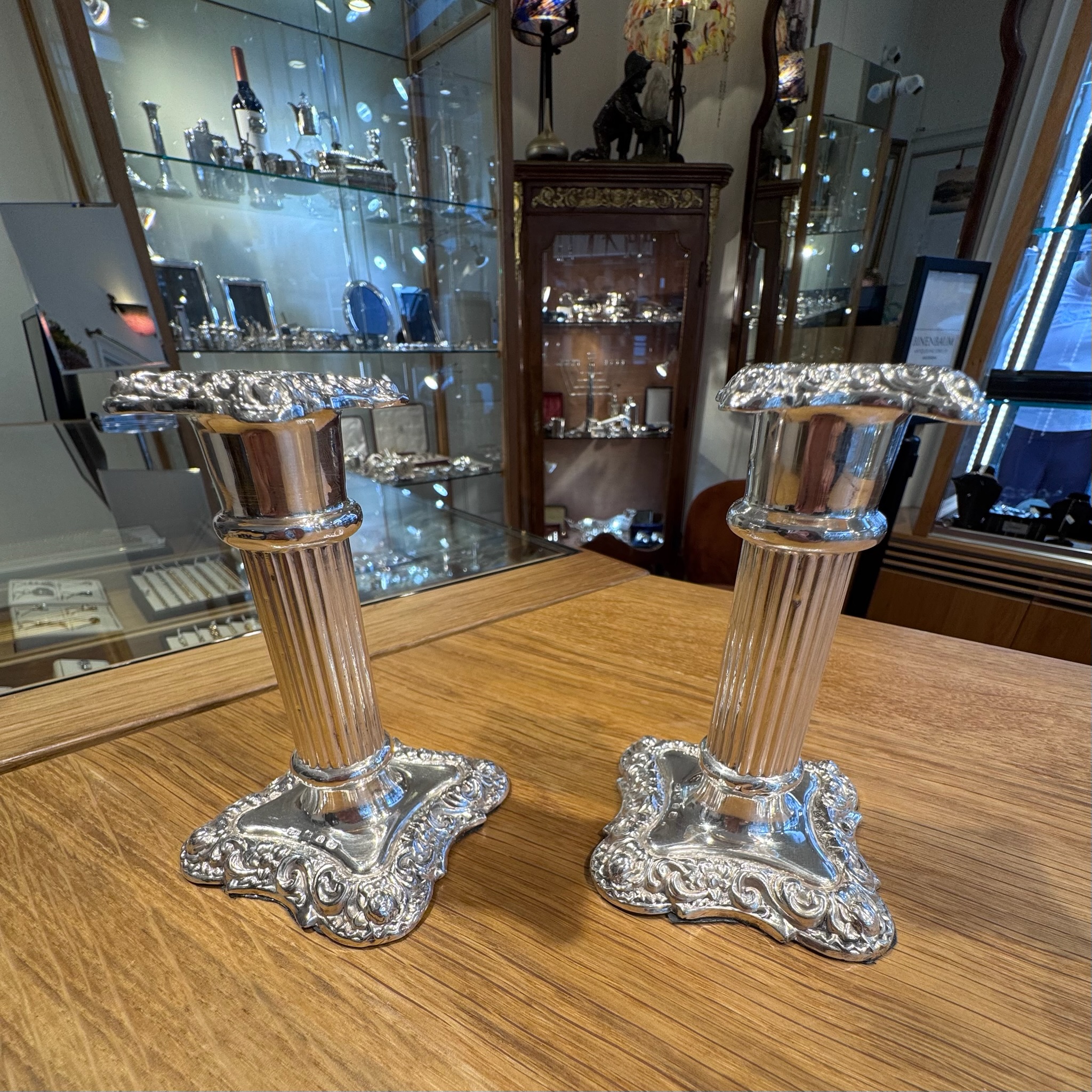 銀の燭台13577-2965- Binenbaum Antiques & Jewelry