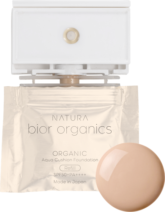 オーガニックアクア エアレスクッション NATURA＜リフィル（パフ付