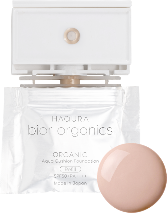オーガニックアクア エアレスクッション HAQURA＜リフィル（パフ付