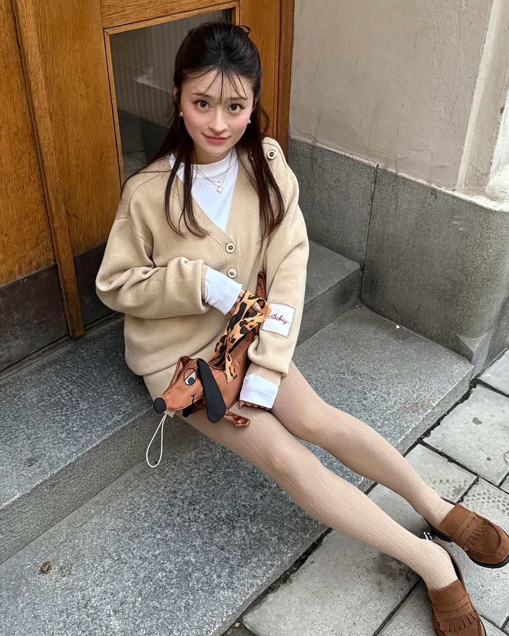 BIBIY. MADE | BIBIY. DINER CARDIGAN BEIGE｜Bibiy.