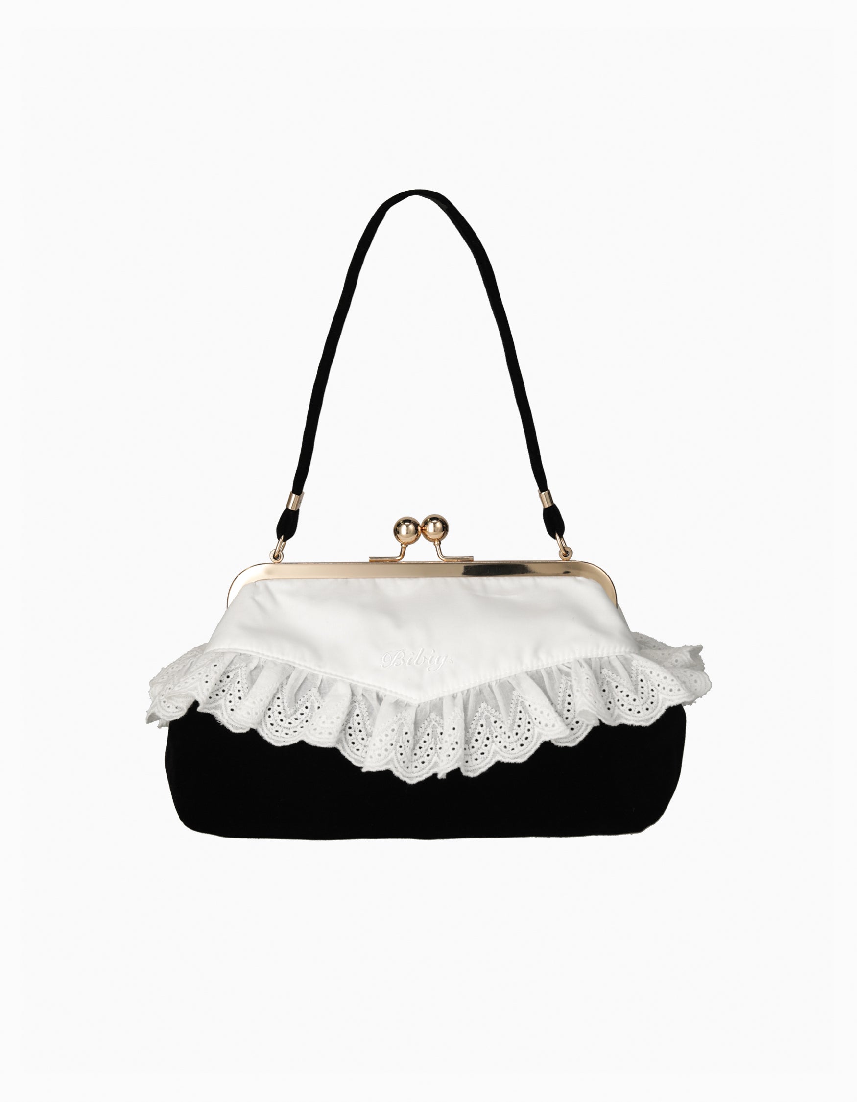 BIBIY. MADE | SABRINA LACE BAG BLACK｜Bibiy.