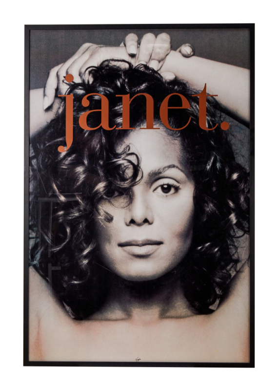 JANET JACKSON: JANET. ALBUM COVER POSTER