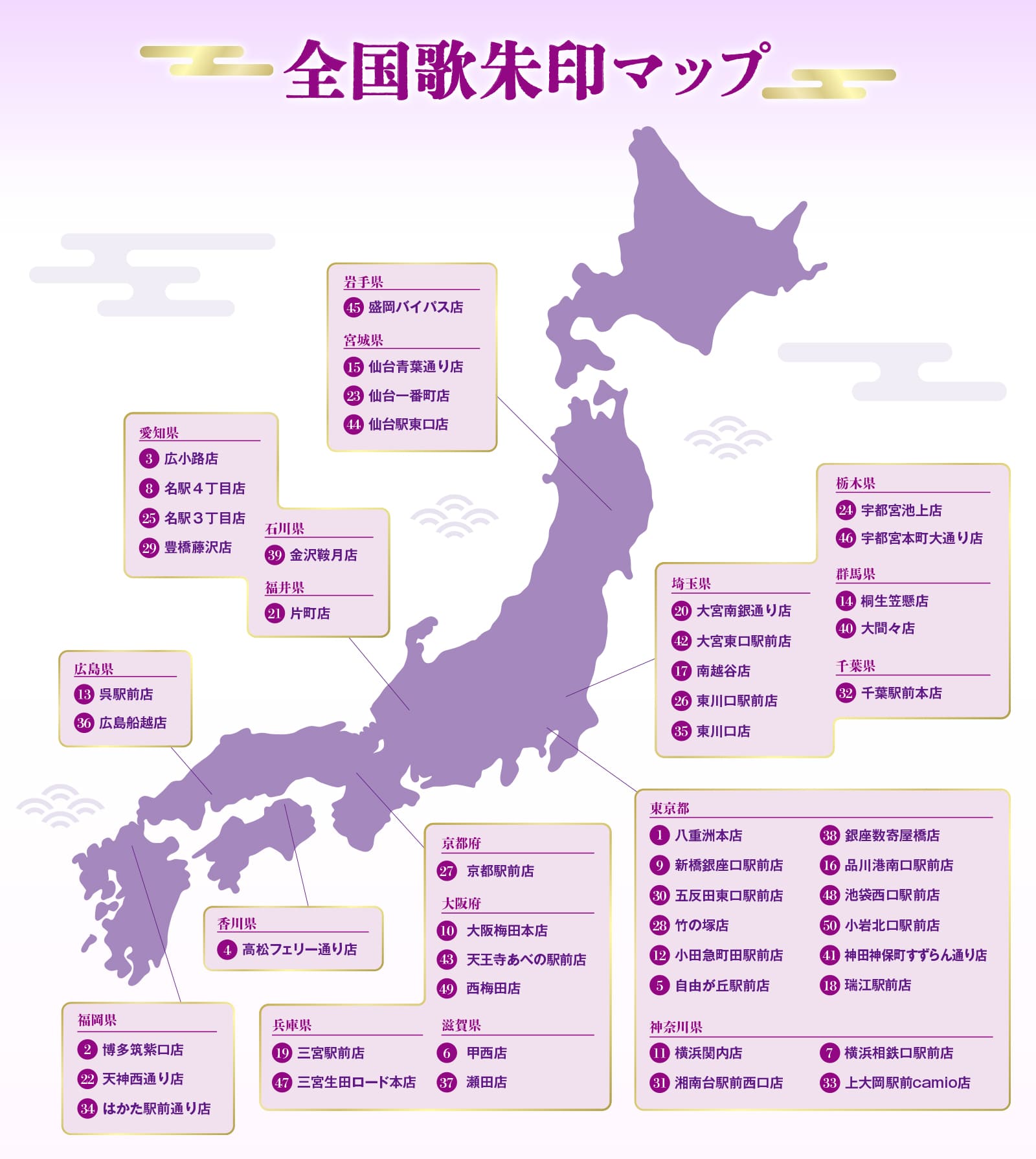 THE ALFEE 50th Anniversary 歌朱印めぐりキャンペーン＜第2弾