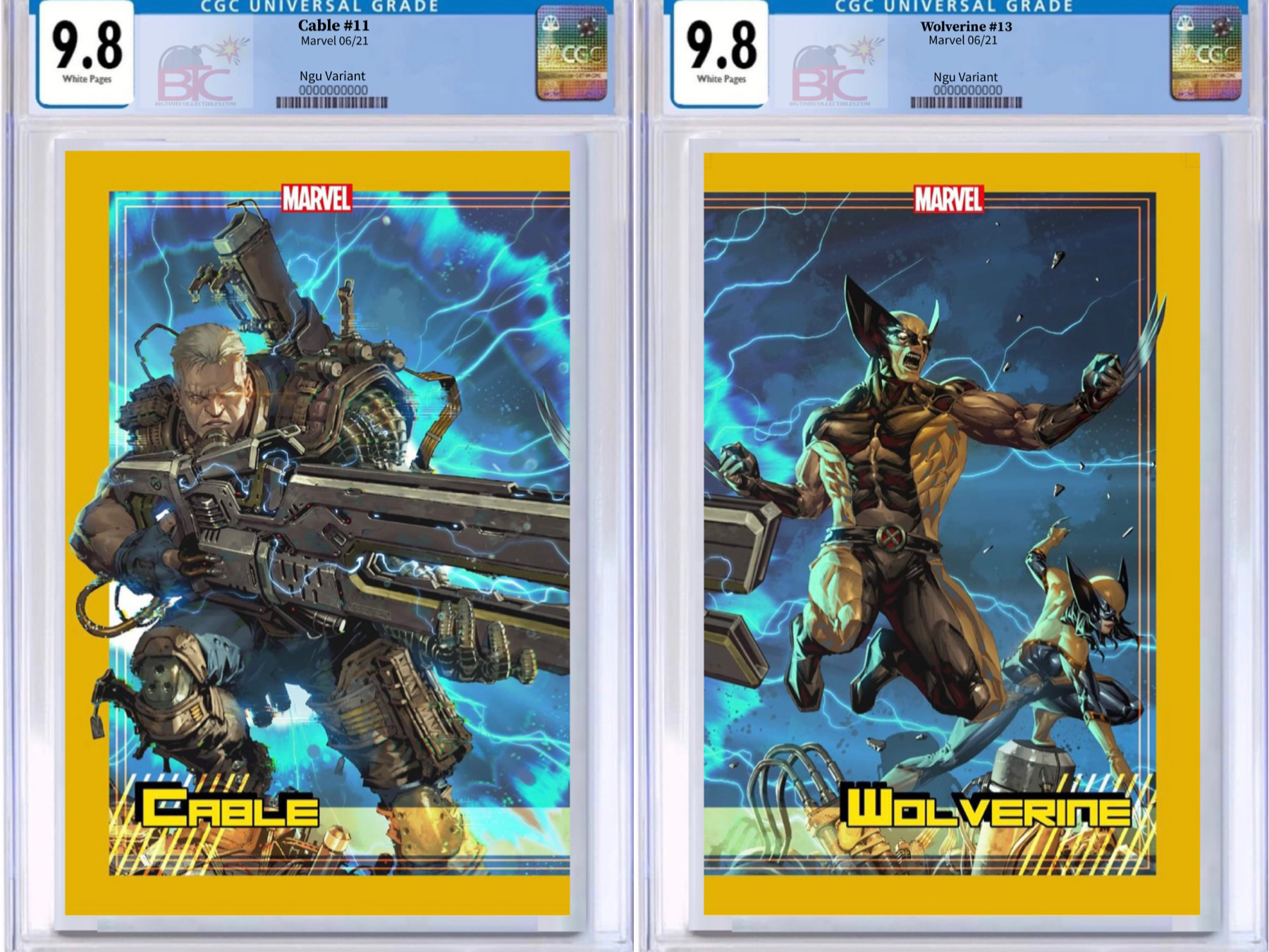 WOLVERINE #13 & CABLE #11 KAEL NGU CONNECTING EXCLUSIVE VARIANT COVERS