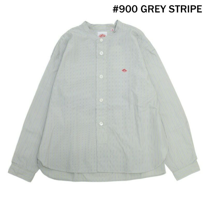 ダントン DANTON/コットンポプリン バンドカラーシャツ/DT-B0341 RPL