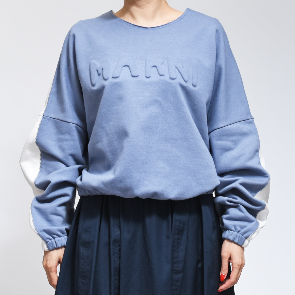 WINTER SALE】MARNI(マルニ)FLJE0213QX/UTC275 バイカラー ロゴ