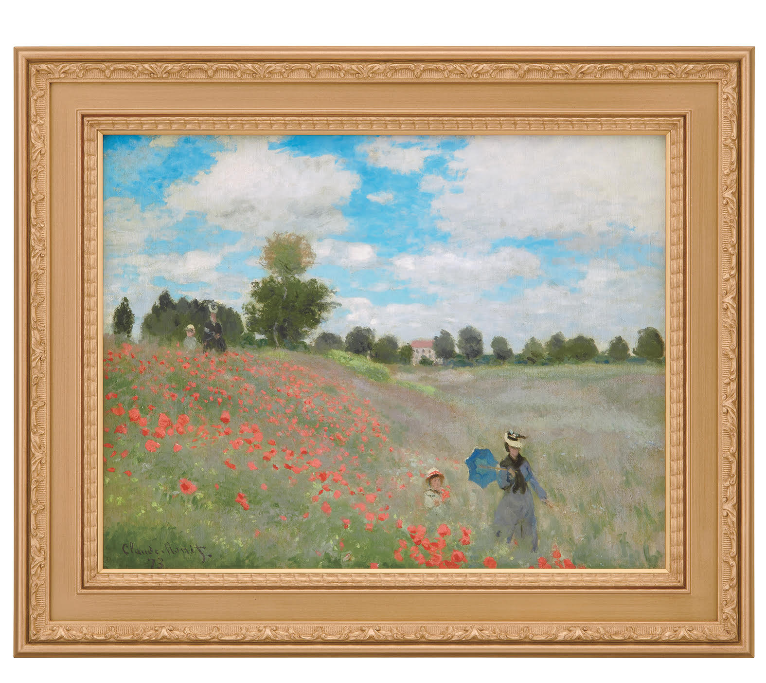 アルジャントゥイユのひなげし | 商品紹介 | 美術品複製画販売サイト