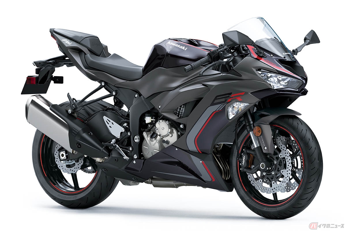 カワサキ新型「Ninja ZX-6R」公開！ブラックベースにレッドが光るNEW