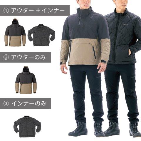 モトレック オールシーズンパーカ マーブルグリーン XLサイズ RSJ733