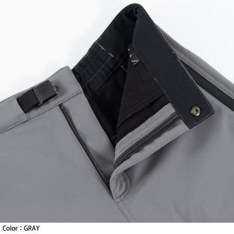 取寄 ウインドストップ ソフトシェル ジョガーパンツ ガンメタル L