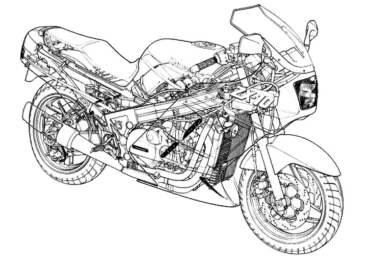 ZX-10(ZX1000B)-since1988- - バイクの系譜