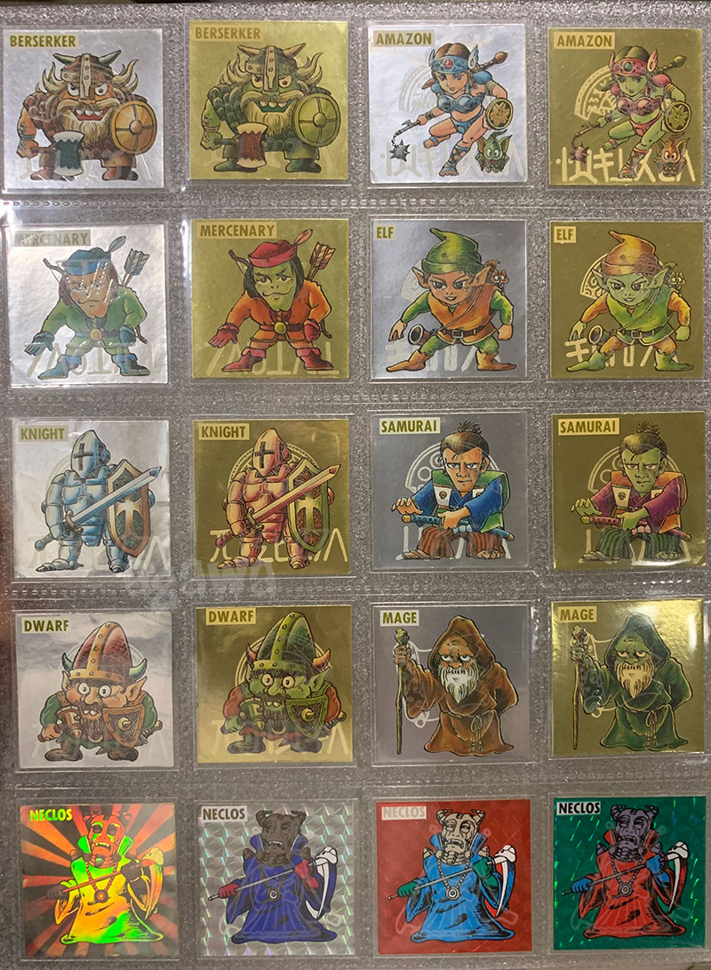 ネクロスの要塞(アイス版) 全3弾 全120種＋29種 シールリスト