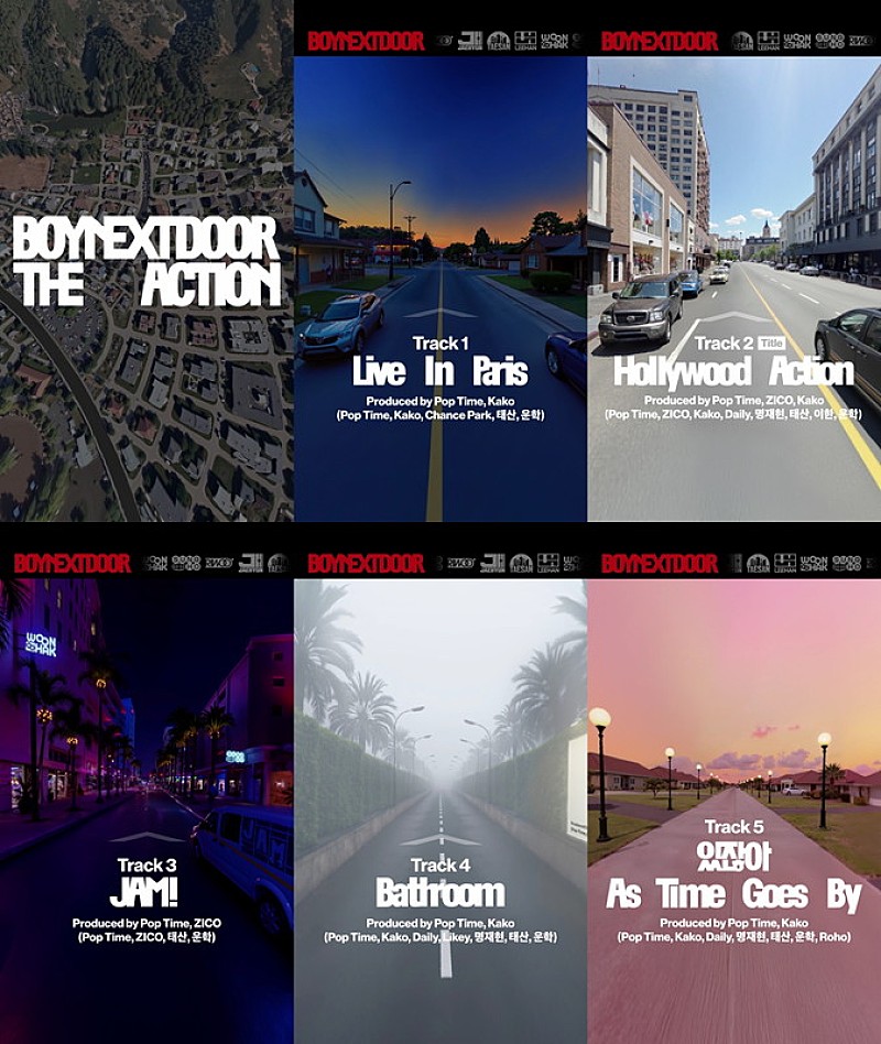 BOYNEXTDOOR、EP『The Action』トラックリストムービーを公開 | Daily