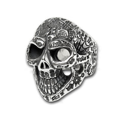Graffiti Master Skull Ring - Bill Wall Leather Inc.