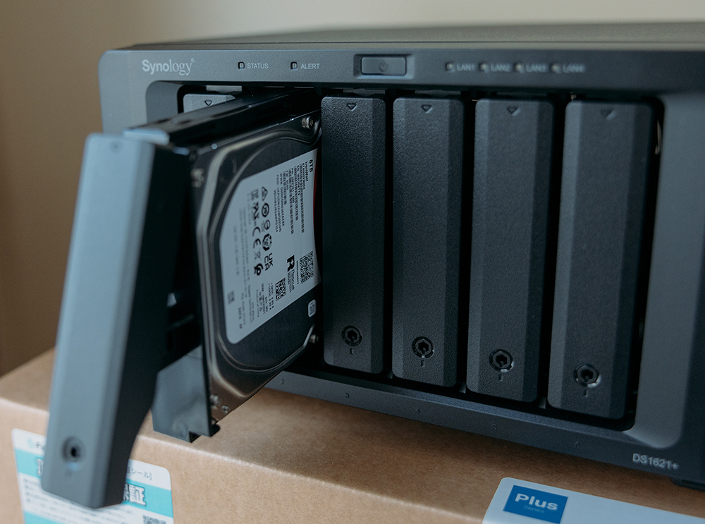 外付けHD運用をやめてNASを構築してみた - Synology DS1621+ [NAS001]