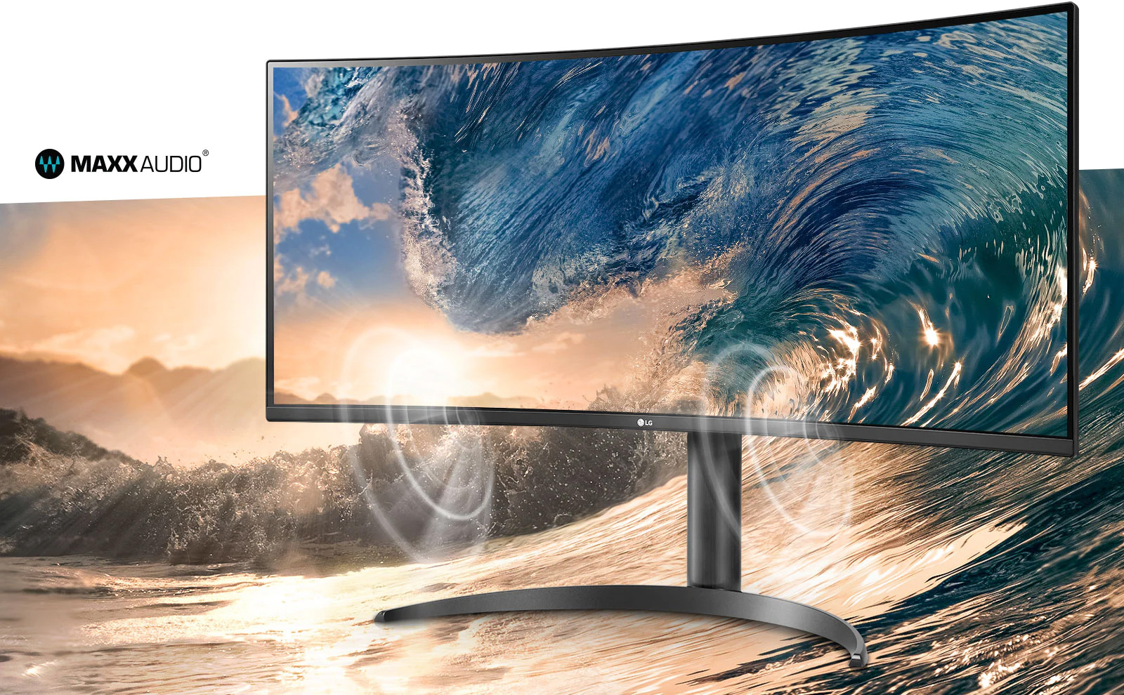 販売終了】LG 液晶ディスプレイ 34型 曲面ウルトラワイドモニター