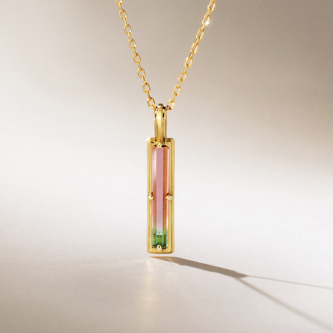 バイカラートルマリン K18/K10/PT ペンダントトップ・ルピリエ