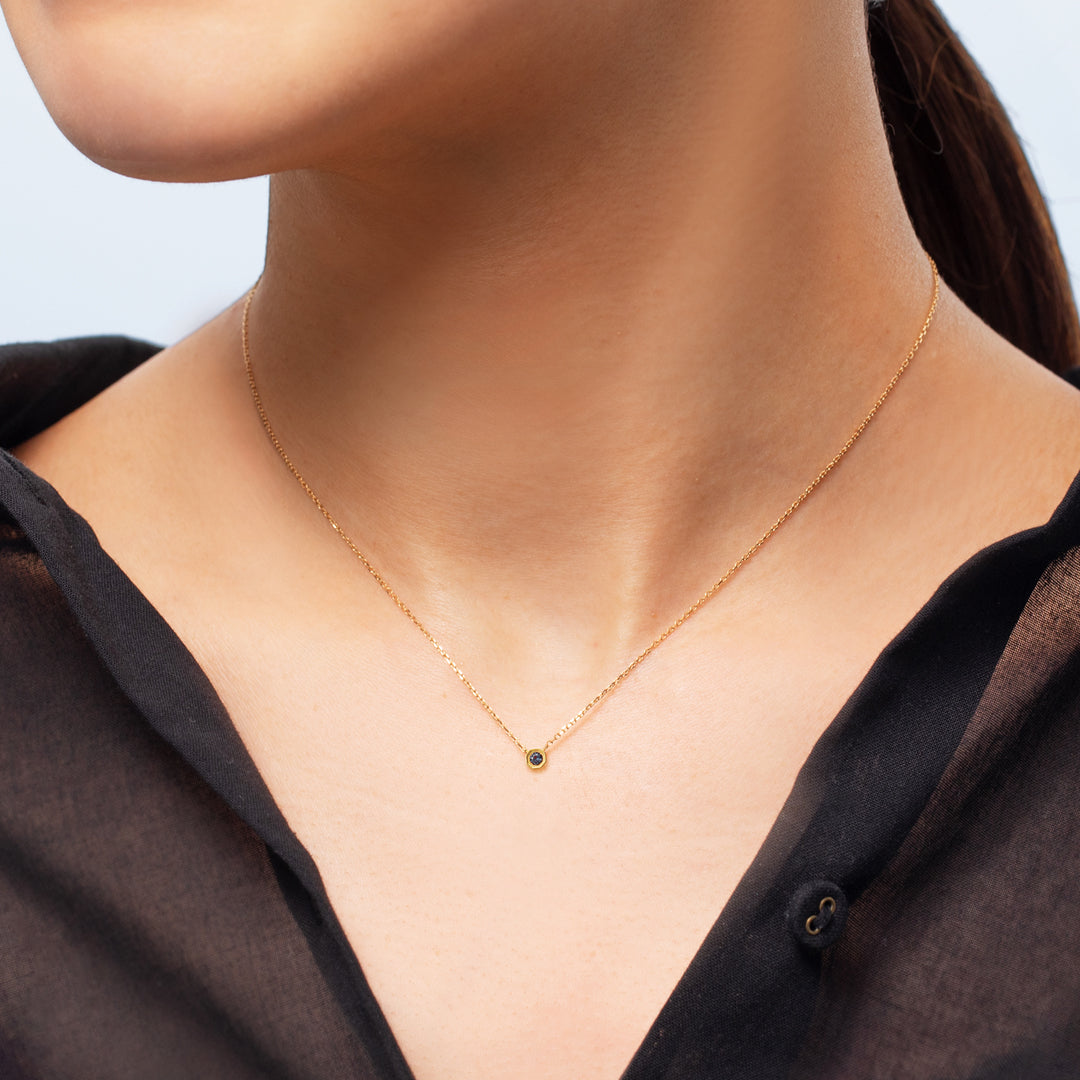 ベキリーブルーガーネット✕ネックレス