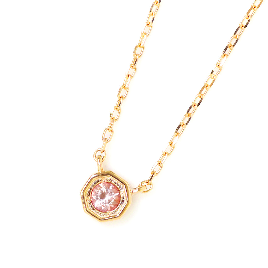 ビズー公式】インペリアル トパーズ K18(18金) PT ネックレス アン