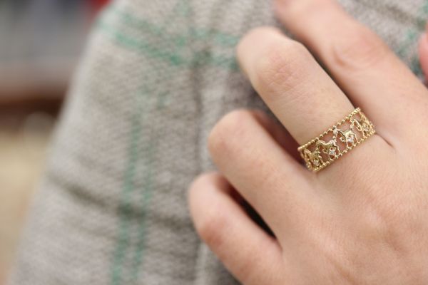 全てがうまくいく！お守りジュエリー、馬の干支リング新作入荷