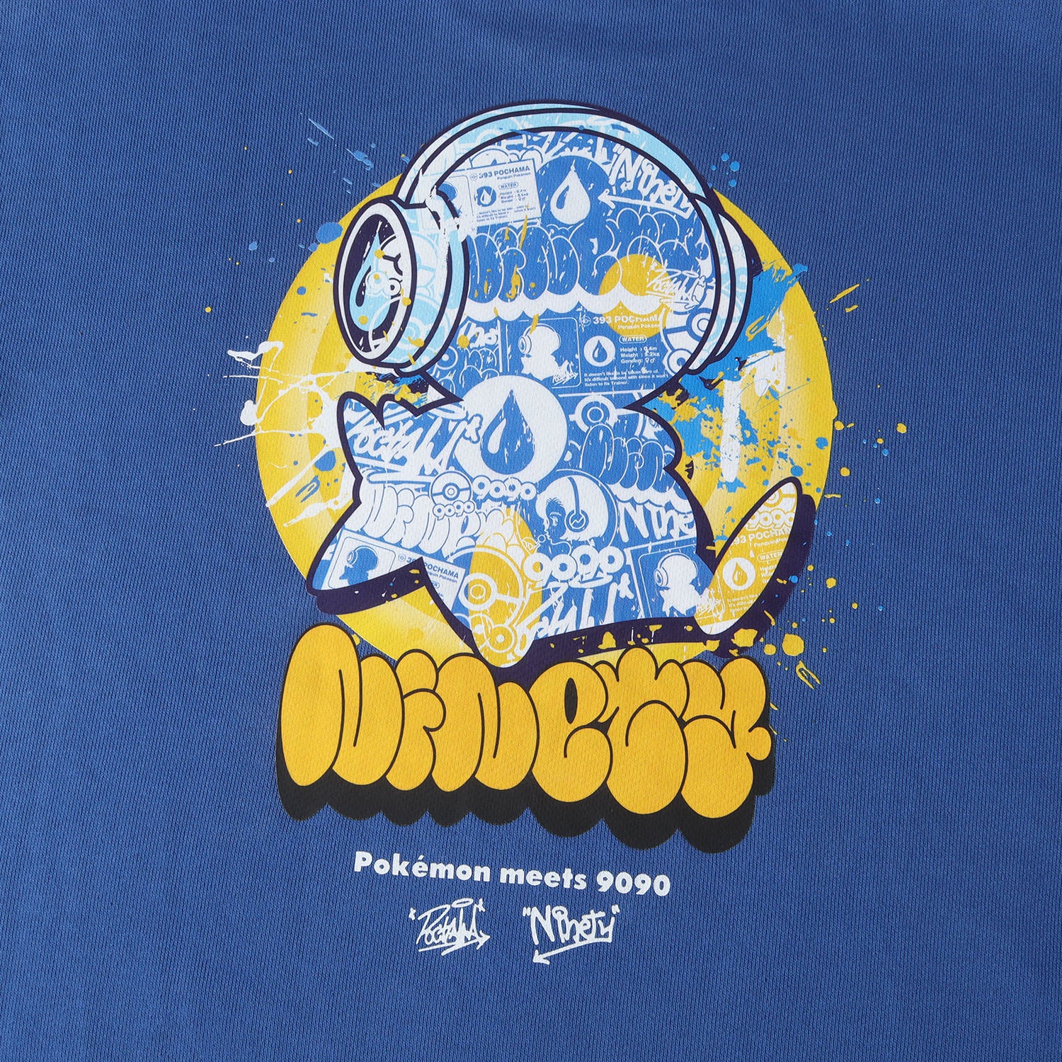 21AW ×POKEMON POCHAMA キャラクター グラフィティプリント クルー