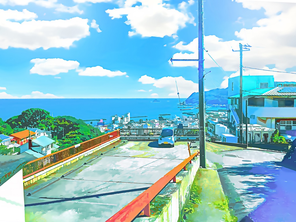 海辺の見える町 - Re;creating_world - BOOTH