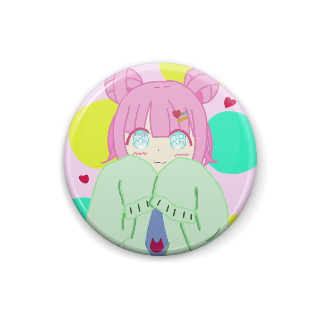 もっと可愛くなっていい 缶バッジ 03dccec4cb683e91359ee9f639f2e2